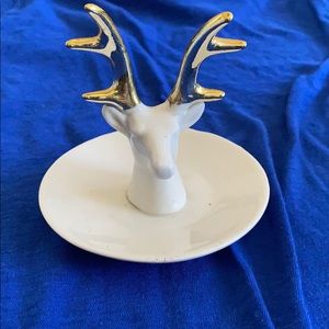 Deer jewelry dish
